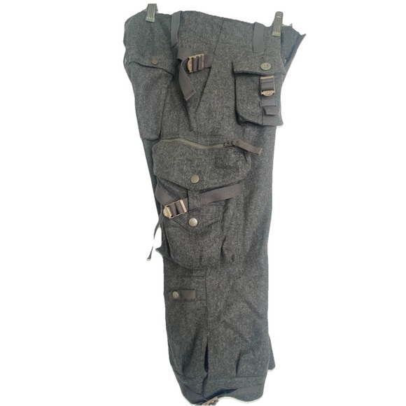 Ralph Lauren Blue Label Rugby Gray‎ Rare Jodhpurs Pants Wool Sz 0 - Picture 7 of 16